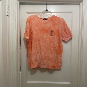 Dyed graphic tee